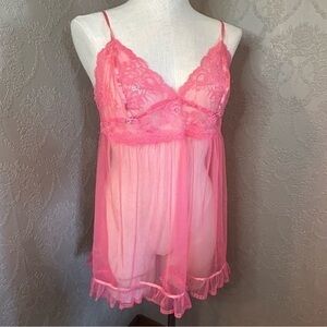Victorias Secret Pink nightie teddy M great condition